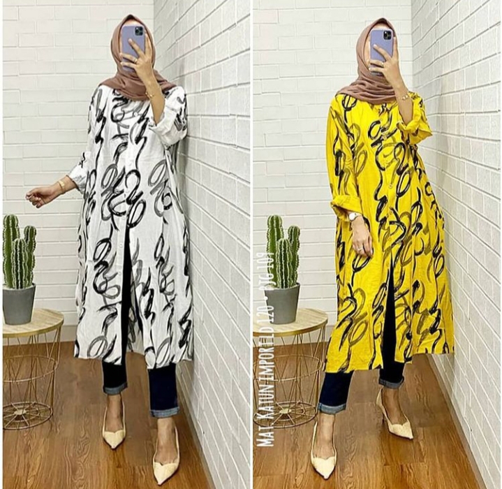 Tunik Corak Lukis