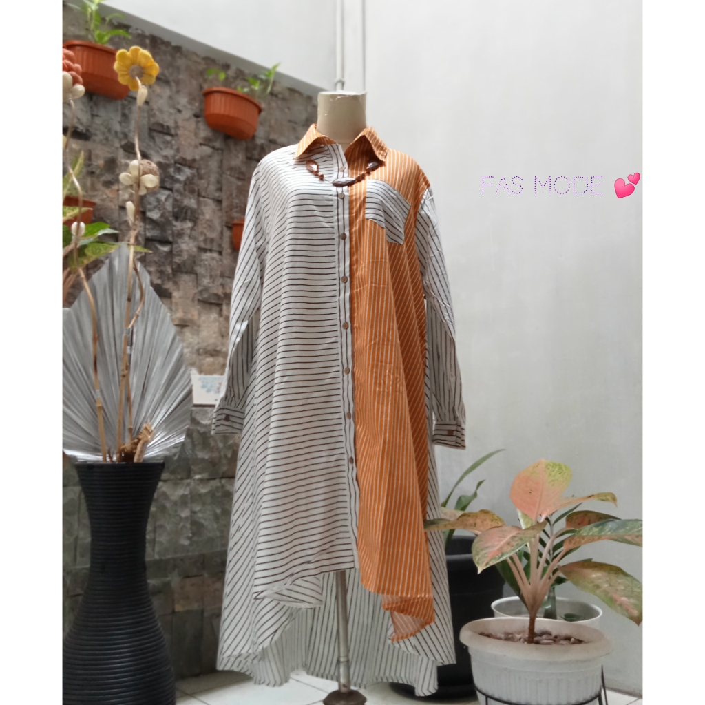 Tunik Kotak 2 Warna